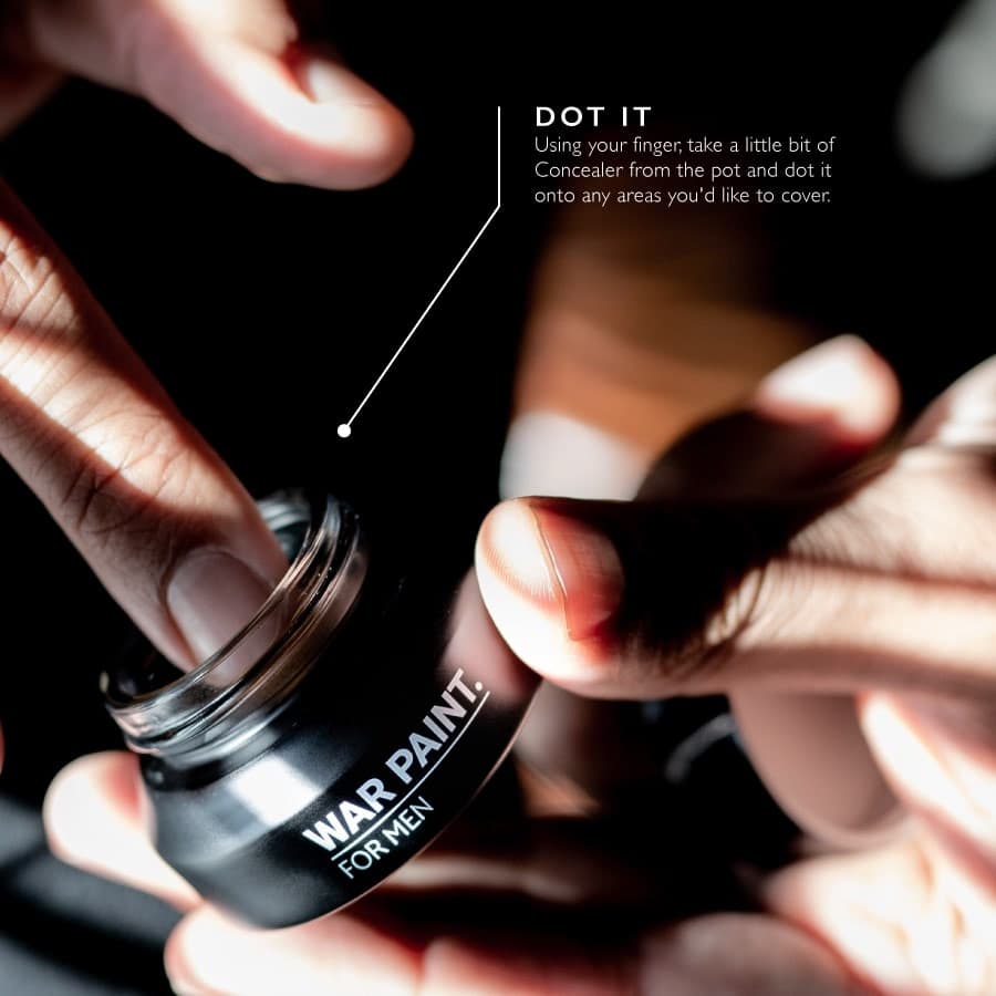 Breathtaking War Paint Concealer Scene Illustration Breathtaking War Paint Concealer Scene Illustration